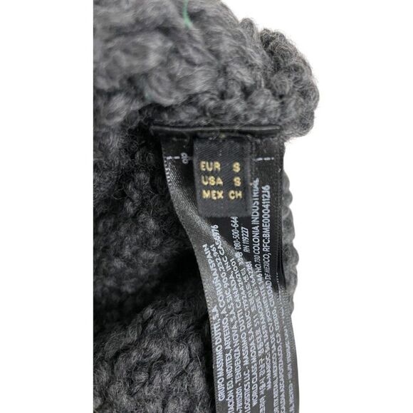 Massimo Dutti Womens Sweater Cardigan S Gray Knit Pocket Details 5711/630 NWT - Picture 6 of 10